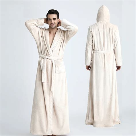 long hooded robes for men|extra long bathrobes for men.